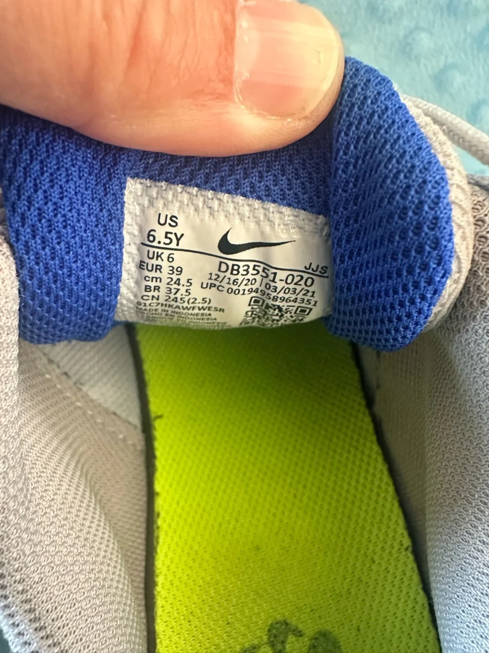 Nike Crater Impact Pure Platinum Kids Shoe